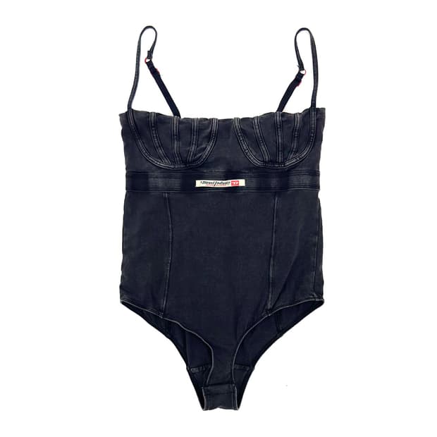 Diesel Denim Corset Bodysuit