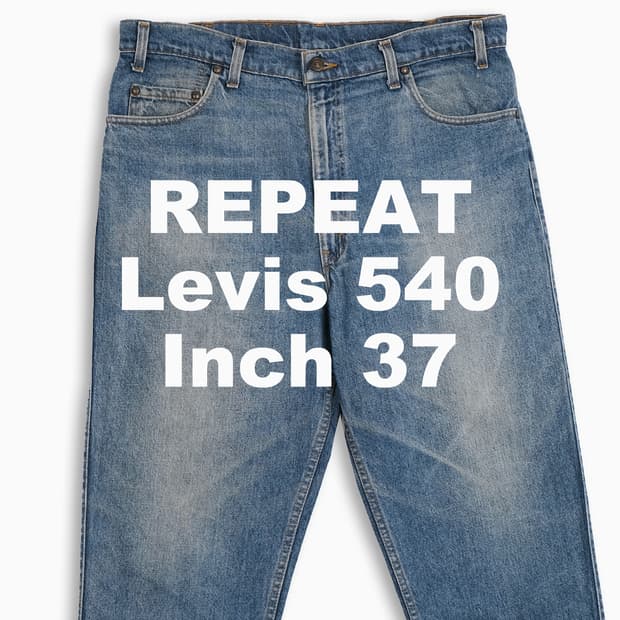 빈티지 리바이스 540 중청 90s 37 인치 OR5403807