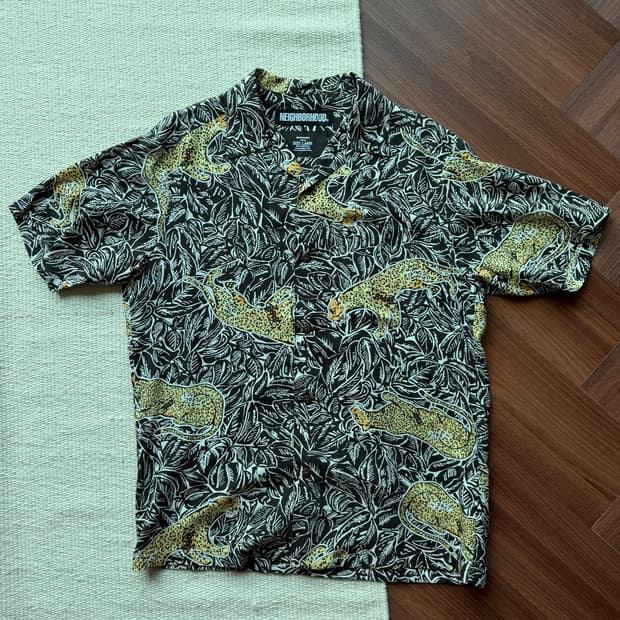 네이버후드 ALOHA PANTHER 반팔 셔츠 L