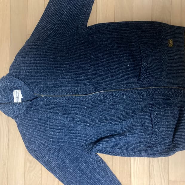 폴로 데님앤서플라이 숄 카라 집업 xxl