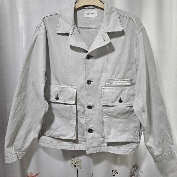 LEMAIRE 르메르 박시데님 스노우그레이 XL