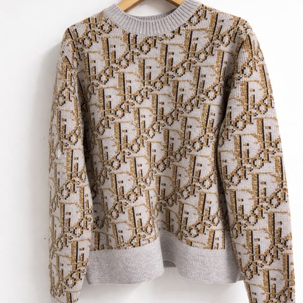 디올 오블리크 자카드 니트 L사이즈 정품