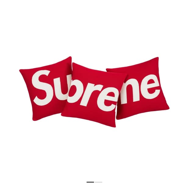 슈프림 쿠션 레드 (슈프림x줄팡스 필로우)