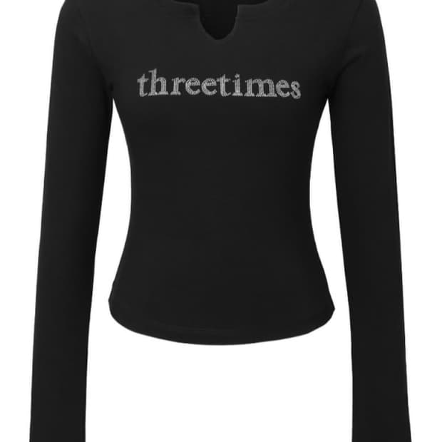 쓰리타임즈 큐빅 티 threetimes vintage cubic tee