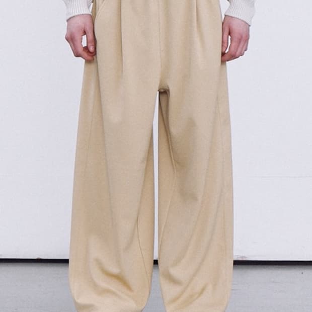 렉토 24SS 트리콧 팬츠 베이지