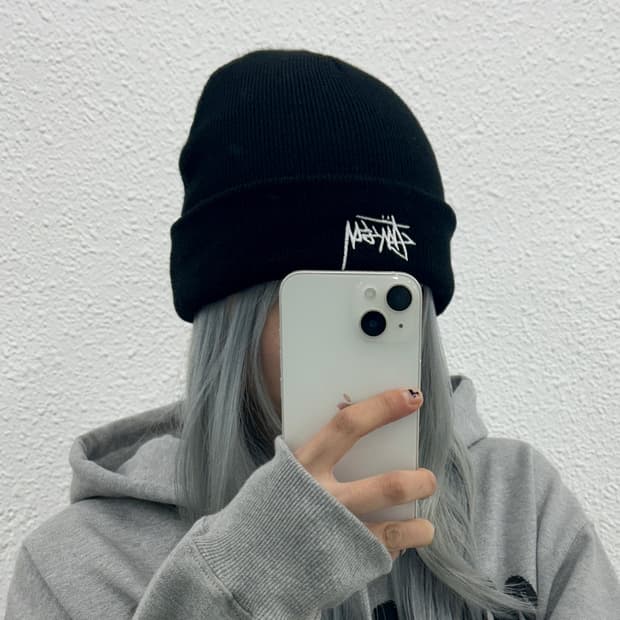 스투시 블랙 비니