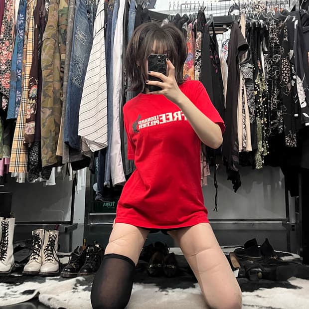 Free 프린팅 반팔