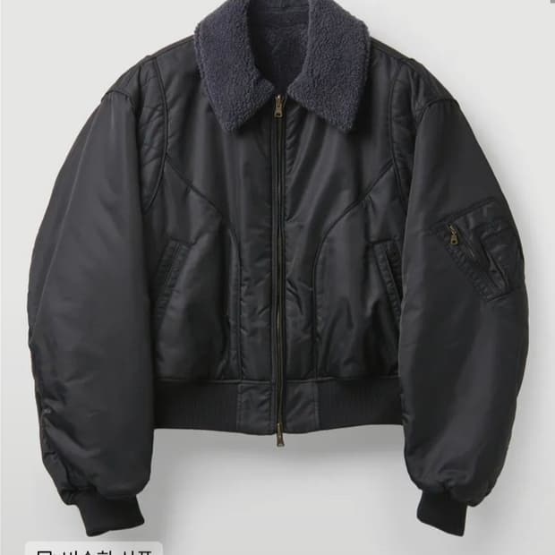 쿠어 CWU 리버서블 플라이트 봄버 블랙