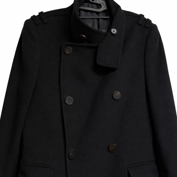 하이넥 코트 자켓