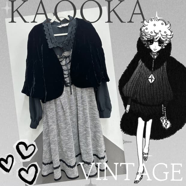 🖤슈슈룬 바닐라 블랙갸루 코디세트 🖤 엑시즈팜 퍼프 원피스 공겜여주