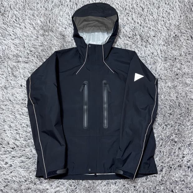 앤드 원더 2.5L 하이커 레인 자켓 블랙 M