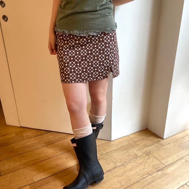 HOLLISTER flower skirt