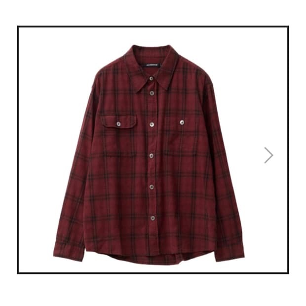 해칭룸 2pk 셔츠 다크레드