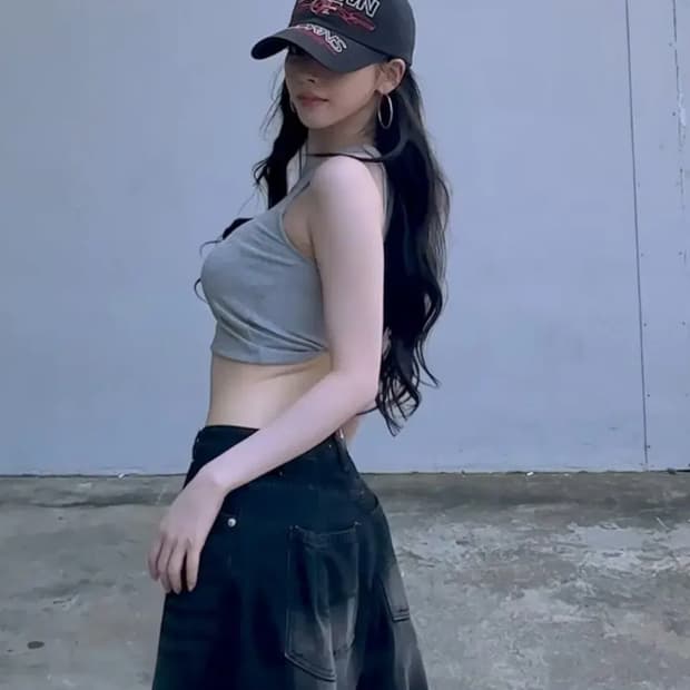 Dnsr 에스파 카리나 크라운 볼캡