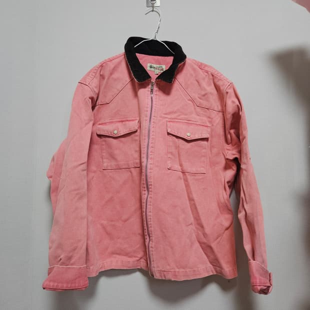 (L) 스투시 빈티지 워크자켓 핑크