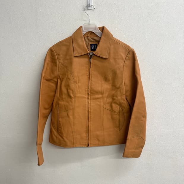 갭(GAP) 90S 천연 소가죽 자켓 (XS)