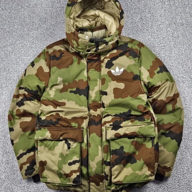 아디다스 올드스쿨 카모플라쥬 패딩 자켓 ( 105 ) / 10208
