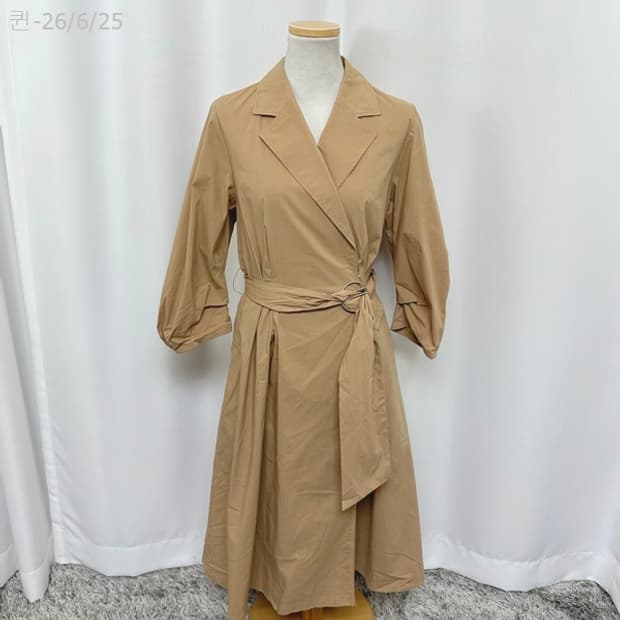 line 라인 여자 면/나일론  플레어 원피스 55