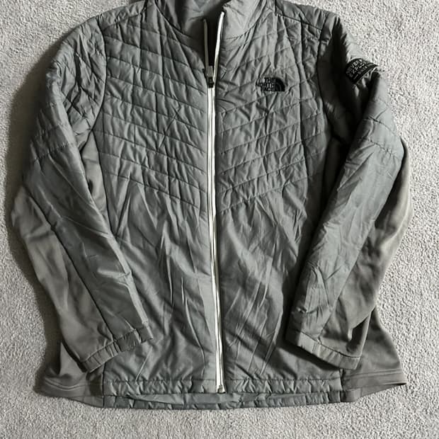 [노스페이스 그레이 하이브리드 자켓]