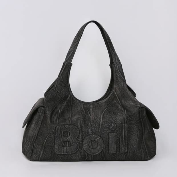 보일테일 메간백 워시드 블랙