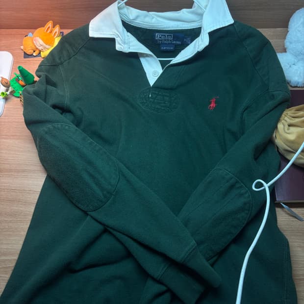 폴로 랄프로란 커스텀핏 럭비 티셔츠