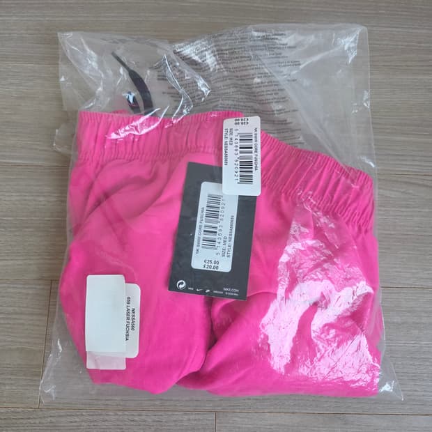 [M] 나이키 스윔 에센셜 5인치 발리 쇼츠 핑크