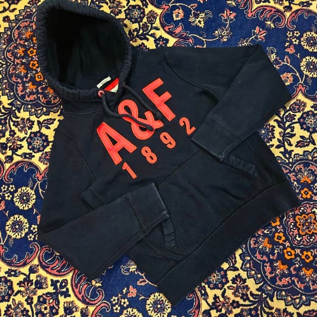 아베크롬비 A&F1892 빅로고 후드티셔츠 M size