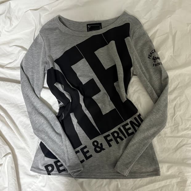 vintage y2k lettering tops