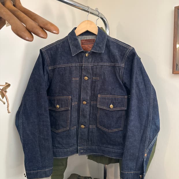 타임원클로딩 엣라코 161 자켓 지쟌 38 셀비지데님