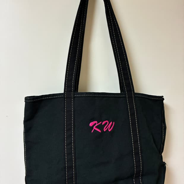 엘엘빈 토트백 올블랙 빈티지