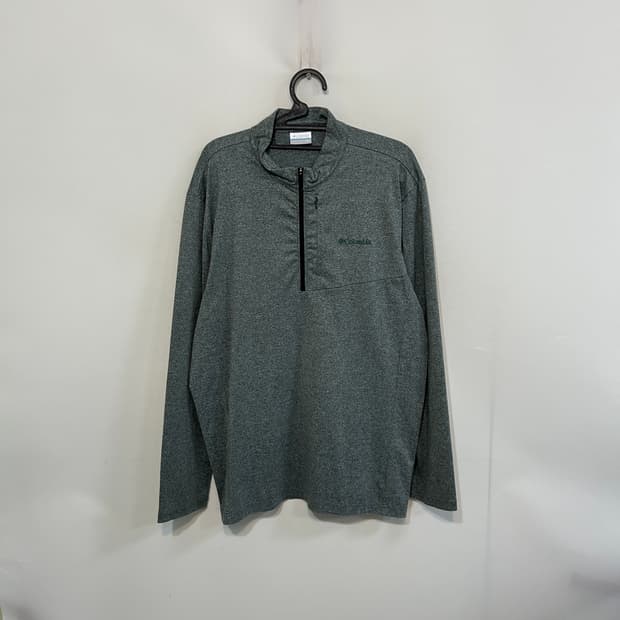 컬럼비아 남성 반집업 티셔츠 110