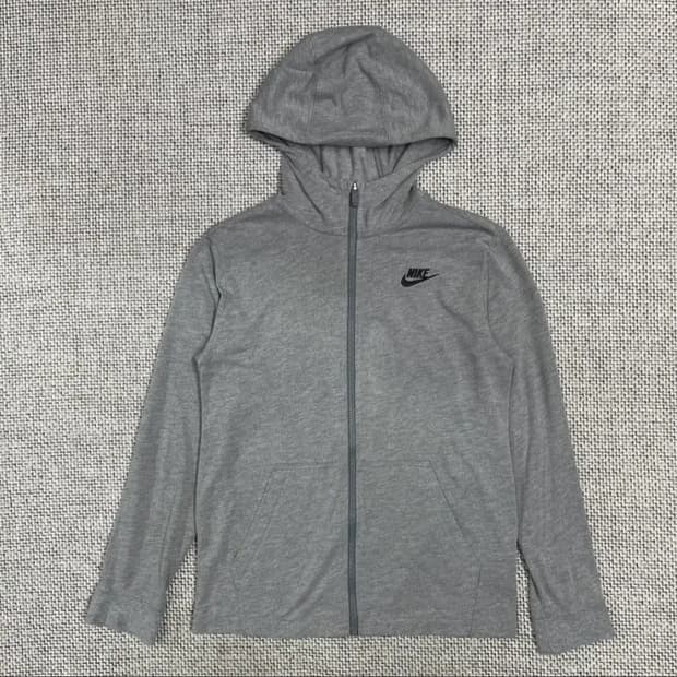 나이키 키즈 그레이 후드집업 75(L)