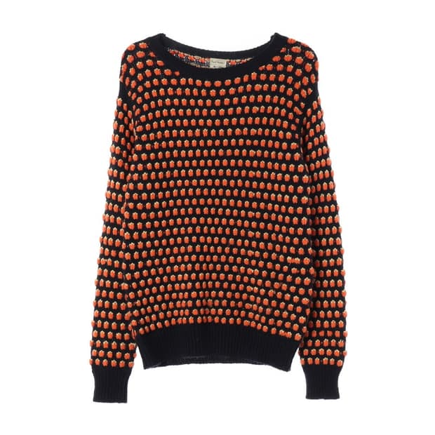 폴스미스 벨기에산 코튼 실크 팝콘 니트 스웨터