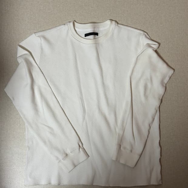 [M]htae 빈티지 써멀 허니콤 빈티지 화이트