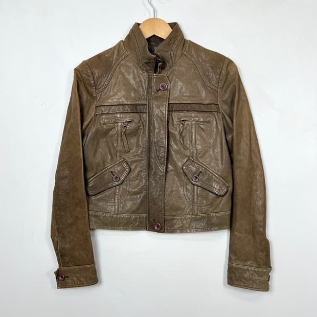 Naf Naf lambskin jaket