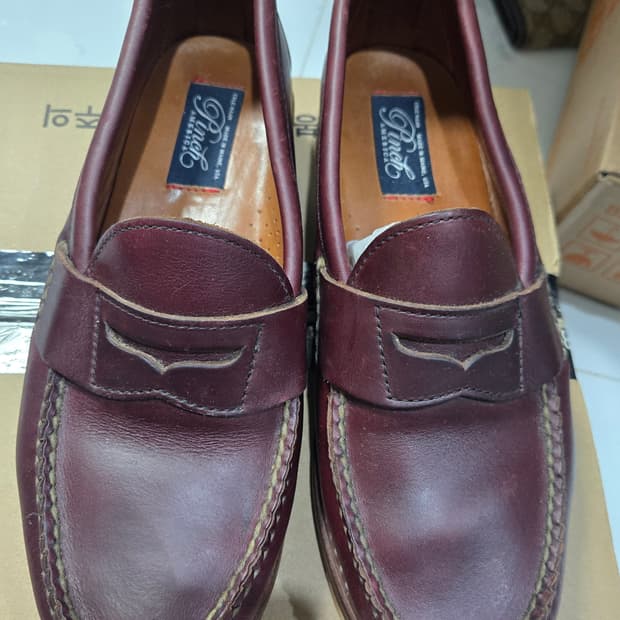 콜한 cole haan 레더 버건디 로퍼 250
