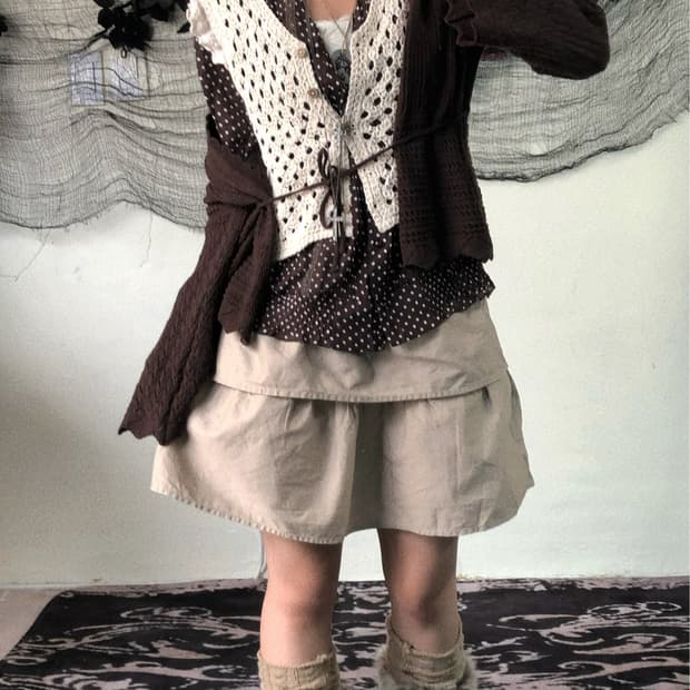 브라운 데일리 도트 모리세트