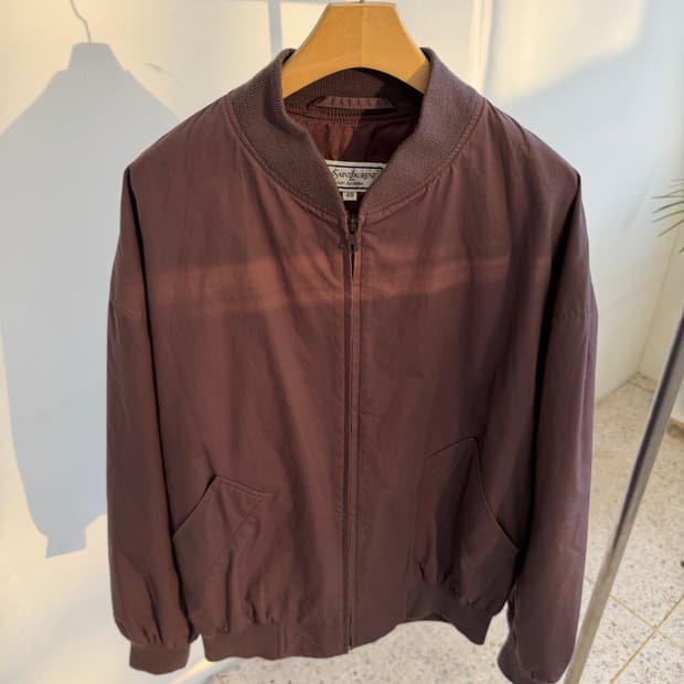 80-90s 생로랑 봄버 자켓