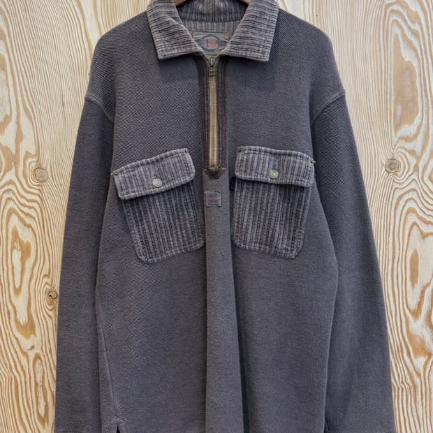 슬립라인 90s 반집업 스웻셔츠