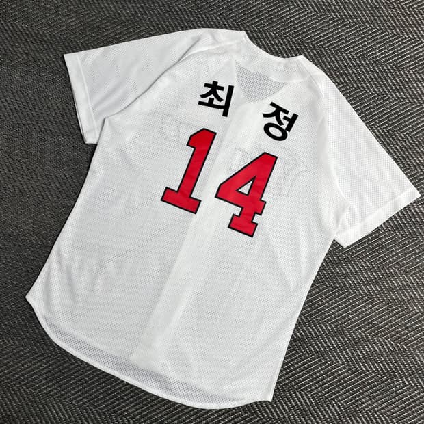 C&J KBO SK 와이번스 최정 마킹 유니폼y 5926