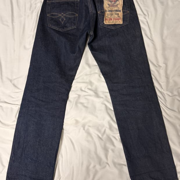 RRL 로우스트레이트 셀비지 원워시30x32