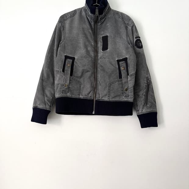 FIRETRAP sporty bomber jacket / silver