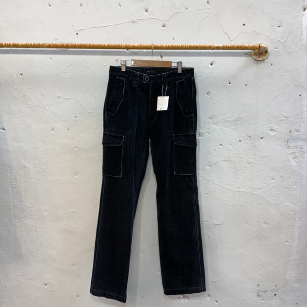 notto cedam coated denim cargo