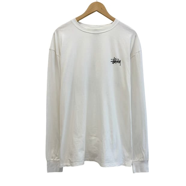 스투시 롱슬리브 화이트 (XL) 