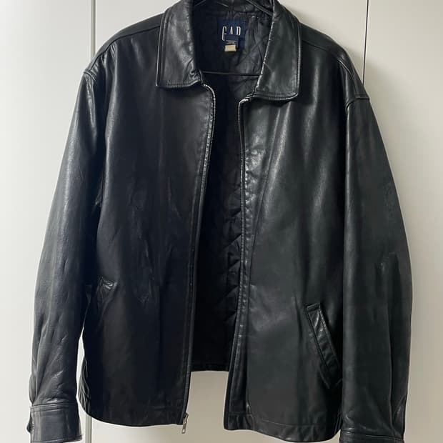 올드갭 90s 레더 자켓