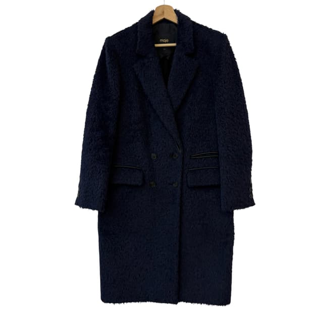 마쥬 maje 울 알파카 더블 코트