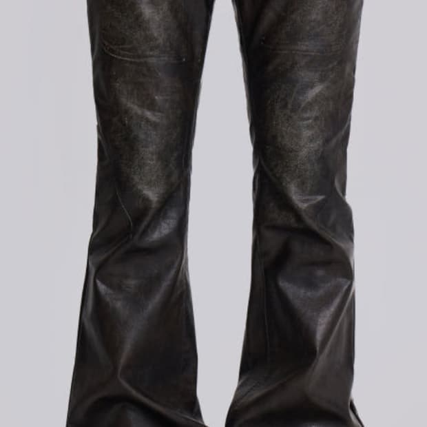 Jaded Man 제이디드런던 워시드 블랙 PU 드리프트 진