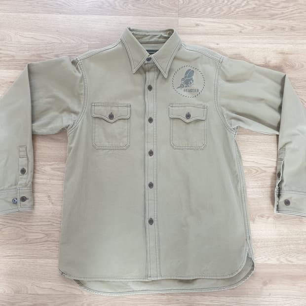 쿠쉬맨 헤링본 유틸리티 셔츠 XL사이즈