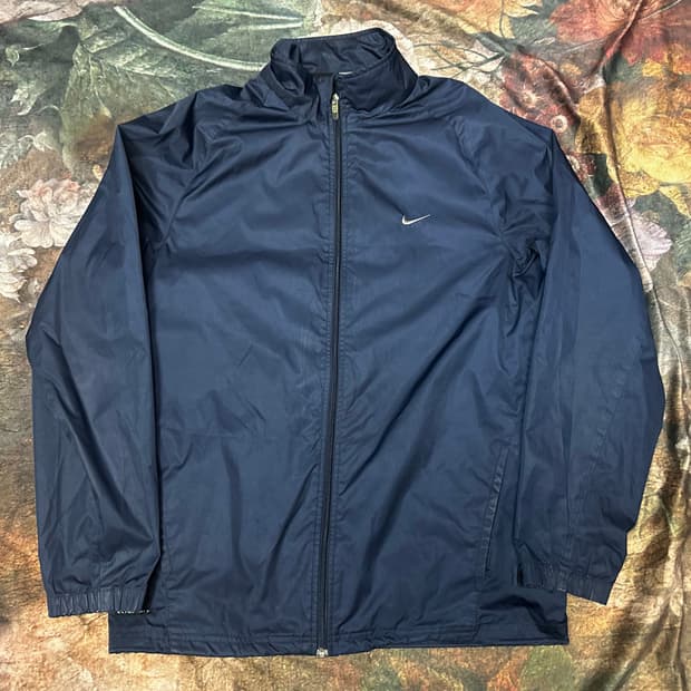 나이키 올드스쿨 스피어라인 스우시네이비바람막이 100