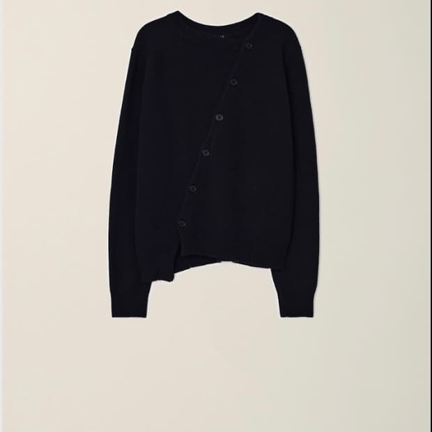 EE 누마레 2 Way 가디건 블랙 L 새상품